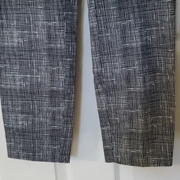 NWT New Premise Petite Bengaline Black White Slip-On Pants Women's Size PP - Picture 6 of 6